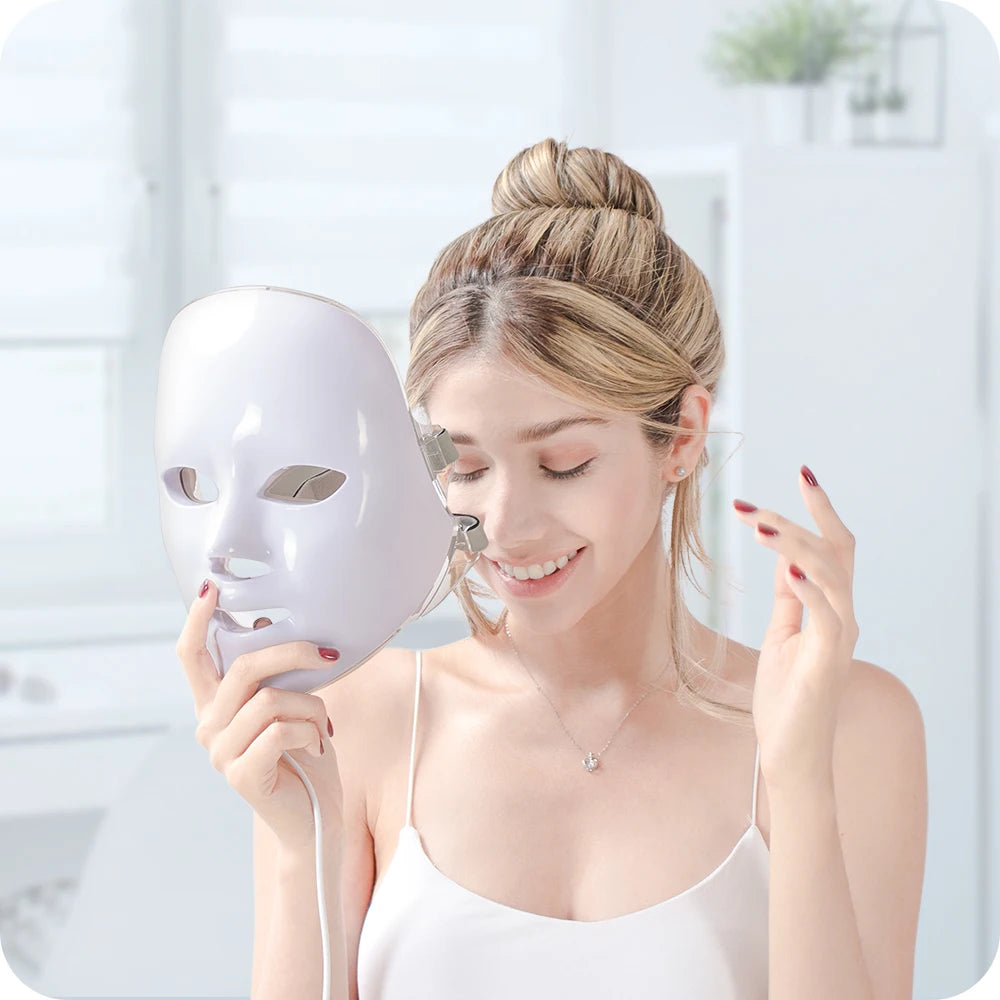 7-Colour LED Phototherapy Face Mask – Anti-Ageing, Acne & Skin Rejuvenation