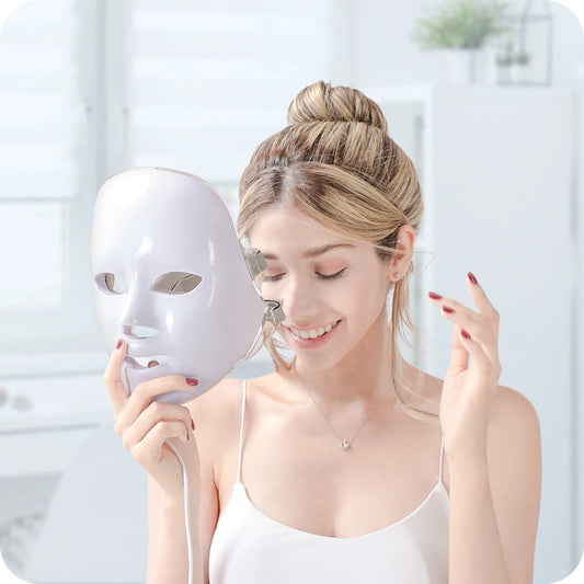 7-Colour LED Phototherapy Face Mask – Anti-Ageing, Acne & Skin Rejuvenation