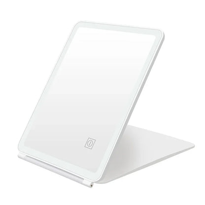 Vanity Makeup Mirror Portable LED Lighted Travel Touch Screen Dimming