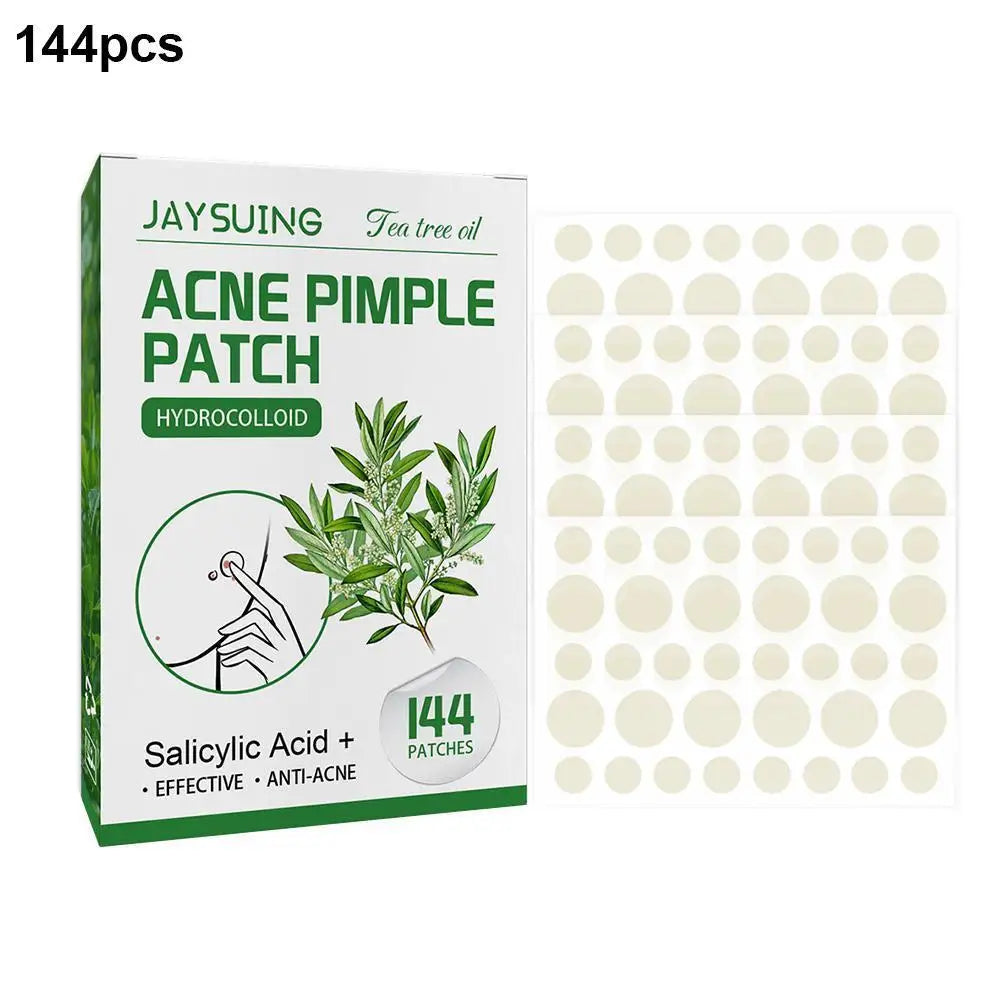 Invisible Hydrocolloid Acne Patch With Tea Tree Oil. 144 pcs.