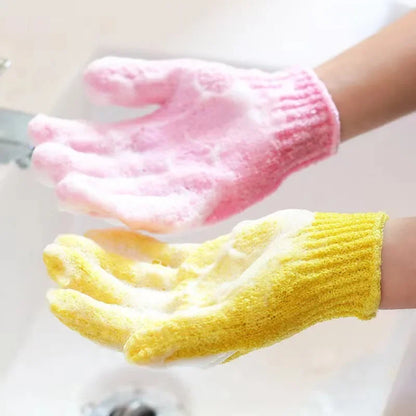 Zynerae Body Cleaning Gloves, Washcloth and Exfoliating Shower Set.