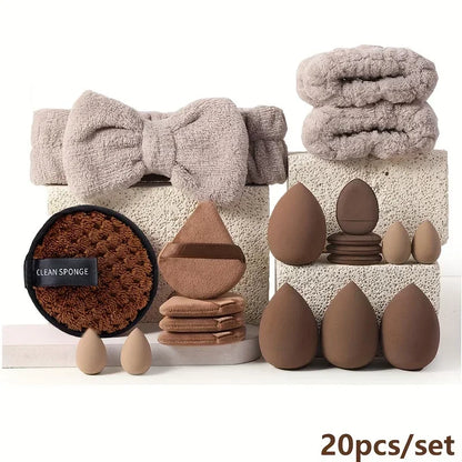 Zynerae 20/40PC Makeup Sponge Set – Blending & Application Tools.