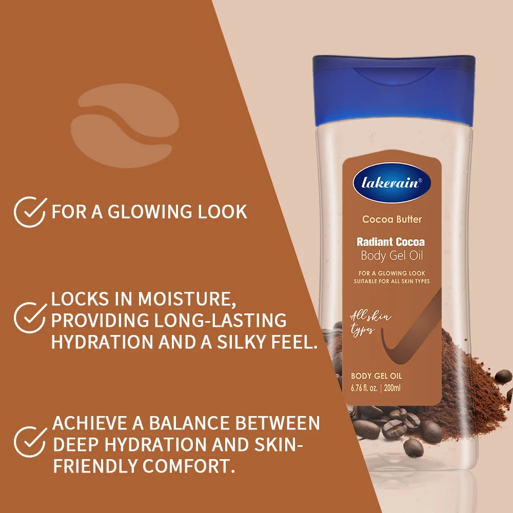 Zynerae Cocoa Body Oil Gel – Moisturizing & Nourishing Skin Care