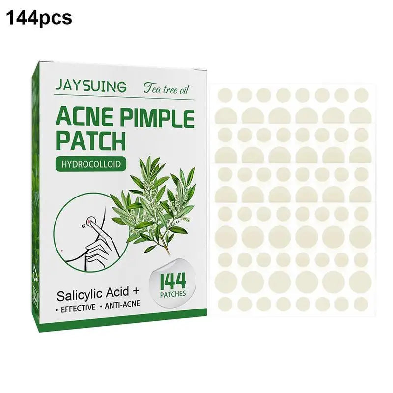 Invisible Hydrocolloid Acne Patch With Tea Tree Oil. 144 pcs.