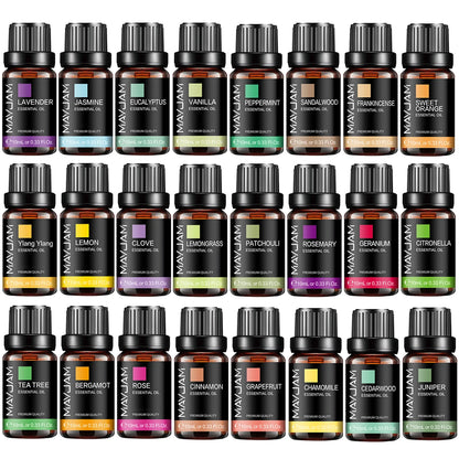 Zynerae Pure Essential Oils 10ml – 37 Scents | Aromatherapy & Fragrance Oil