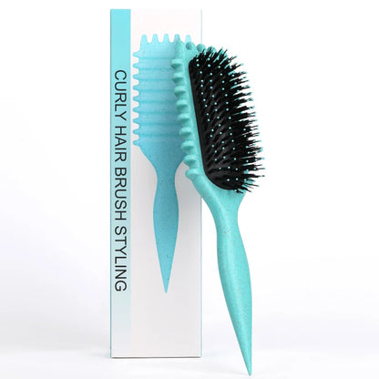 Zynerae Curly Hair Styling Brush — Curl Shaping & Detangling.