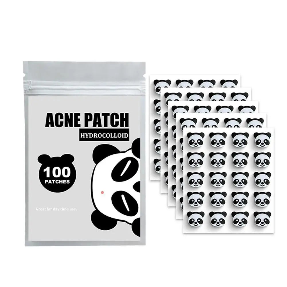 Cute Panda Hydrocolloid Acne Pimple Patch Invisible Stickers for Face Treatment Skin Care Tool