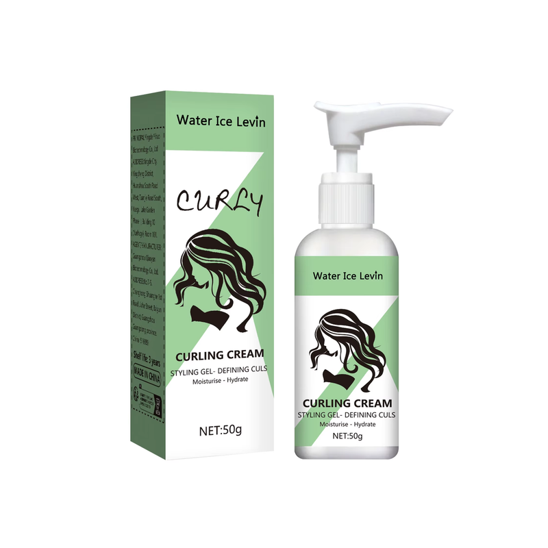 Zynerae Curly Hair Styling Cream – Moisturizing, Smoothing & Shine Enhancing.