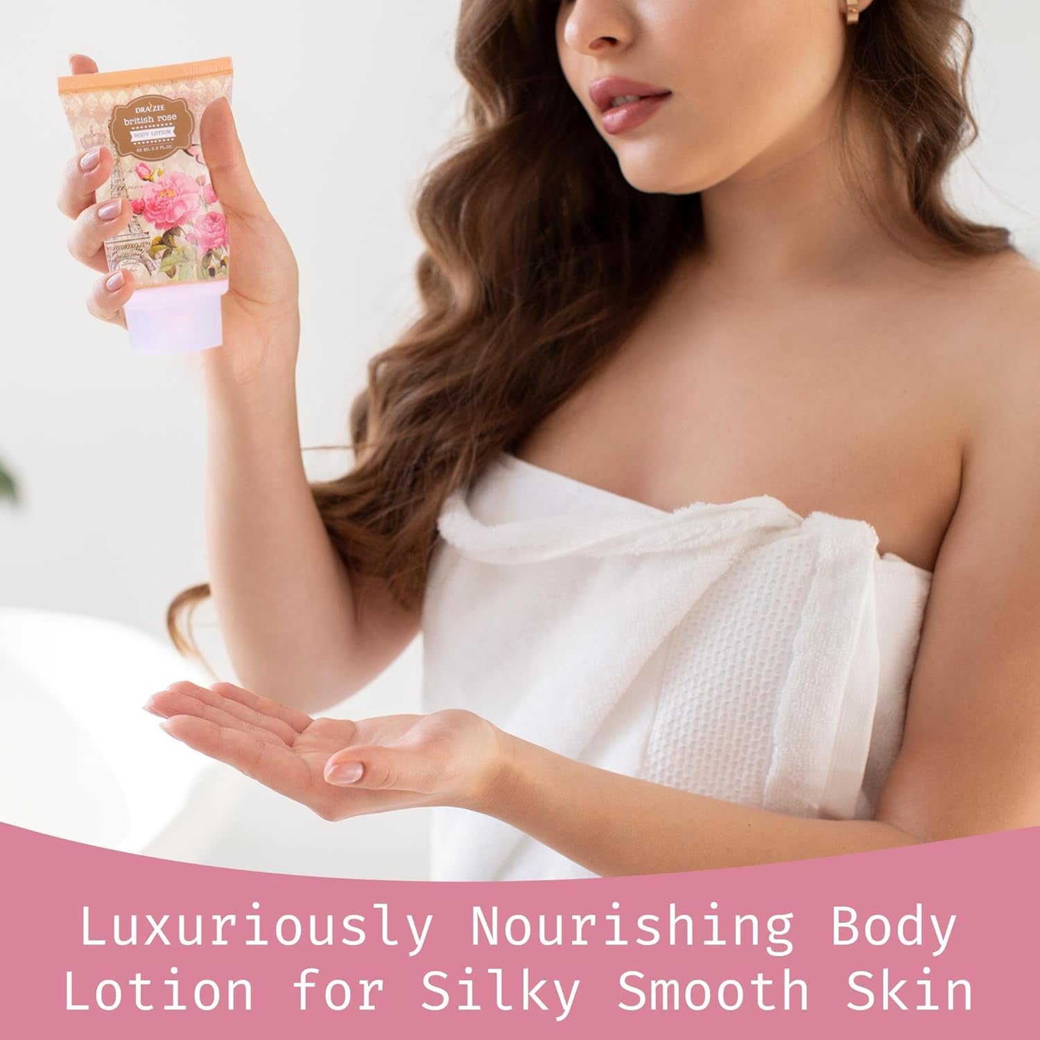Mother’S Day Gift Baskets for Women - 8 Pcs Luxury Rose Scented Heel Shoe Design Bath and Body Spa Basket - Shower Gel, Bubble Bath, Body Butter, Lotion & More -Gift for Her, Mom, Friends by