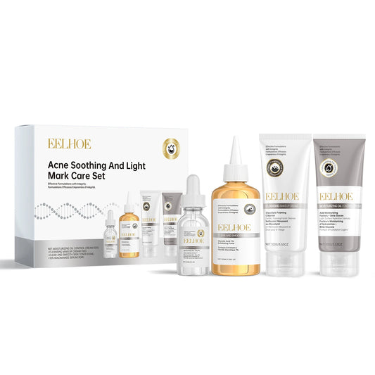 Acne Care Kit Brightening Skin Tone Fade Acne Scars Improving Skin Texture Deeply Moisturizing the Skin Facial Skincare Products