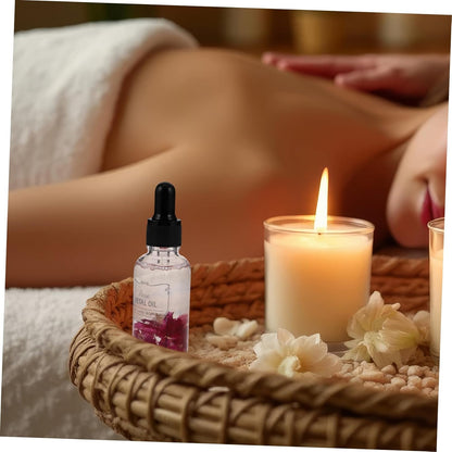 Pure Rose Essential Oil Body Skin Care Face Hair Moisturizer Natural Massage Oil for Dry Skin for Face Hair Relaxation
