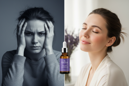 Before and After Lavender Aromatherapy