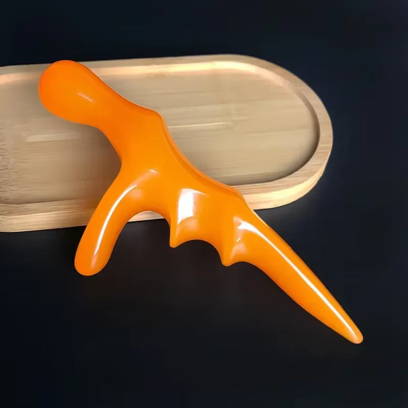 Thumb-Shaped Massager Tool — Manual Scalp, Back & Face Muscle Relaxer