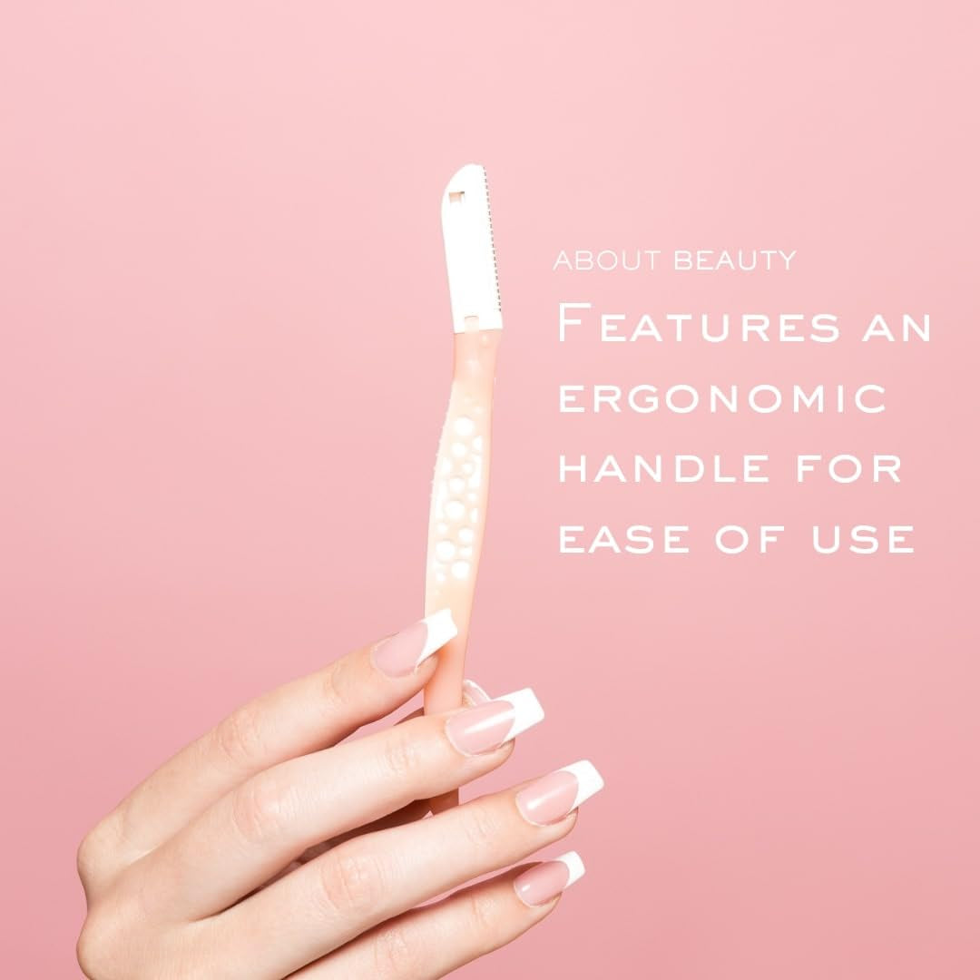 Fuzz-Free Facial Razors 3pcs — Hair Removal, Dermaplaning & Brow Shaping