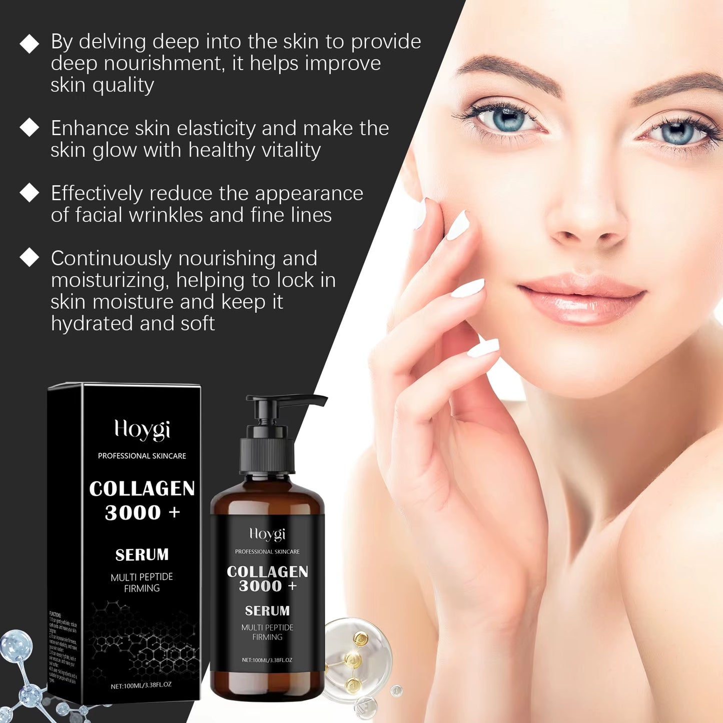 Hyaluronic Acid Serum — Lifting, Firming & Moisturizing Anti-Aging Face Care