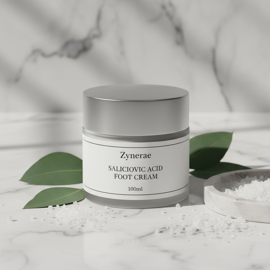Zynerae Salicylic Acid Foot Cream 100ml – Hero Product Shot