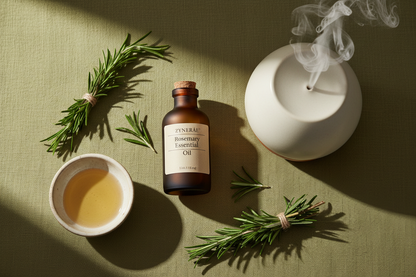 Rosemary Essential Oil aromatherapy lifestyle - Zynerae