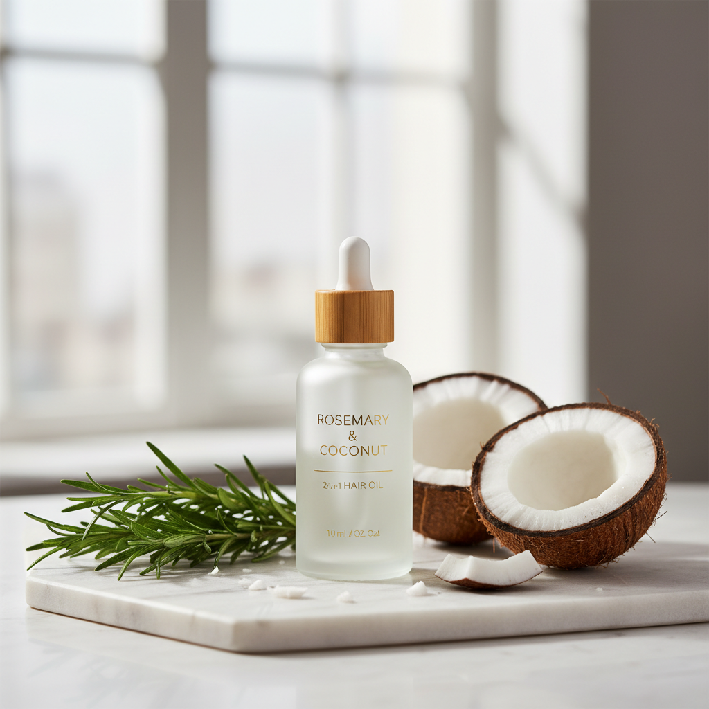 Rosemary & Coconut 2-in-1 Hair Oil hero shot