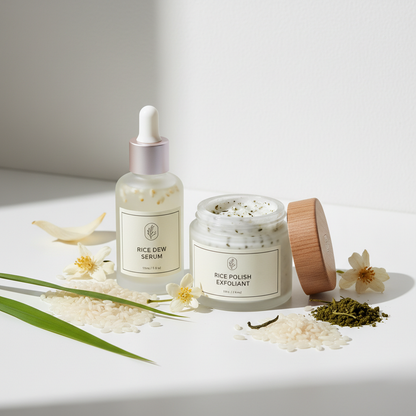Zynerae Rice Ampoule Exfoliant Duo hero product shot
