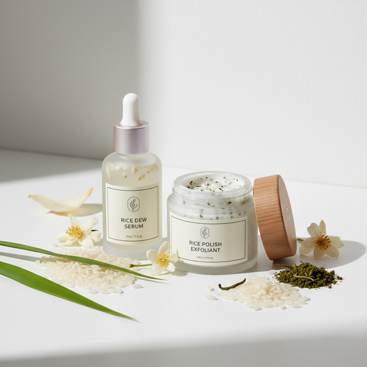 Zynerae Rice Ampoule Exfoliant Duo hero product shot