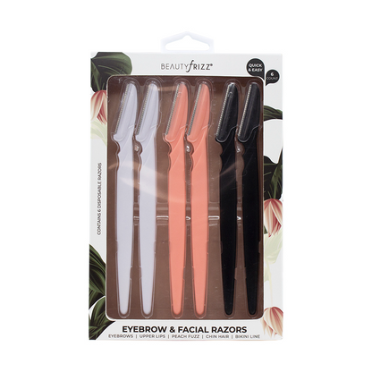 Fuzz-Free Facial Razors.