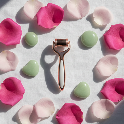 Micro Derma Roller Flat Lay