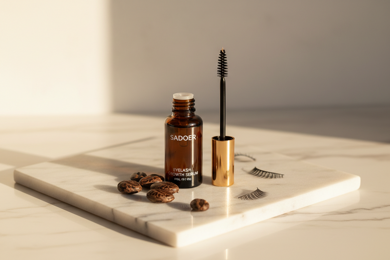 Zynerae Black Castor Oil Lash & Brow Growth Serum – Thickening & Lengthening Essence 10ml